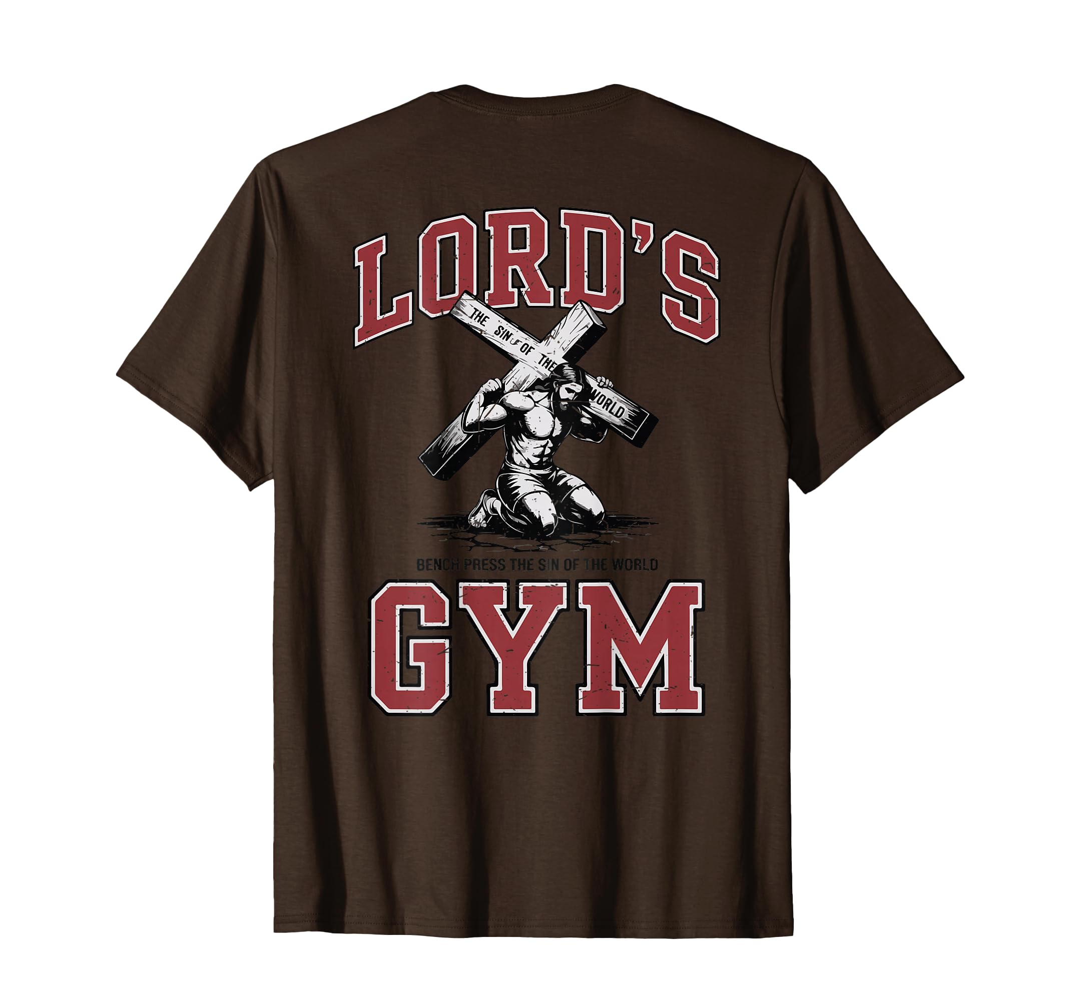 Mens Christian Workout Gym Jesus Christ T-Shirt - Graphic Print Unisex - T-Shirt, Sweatshirt, Hoodie