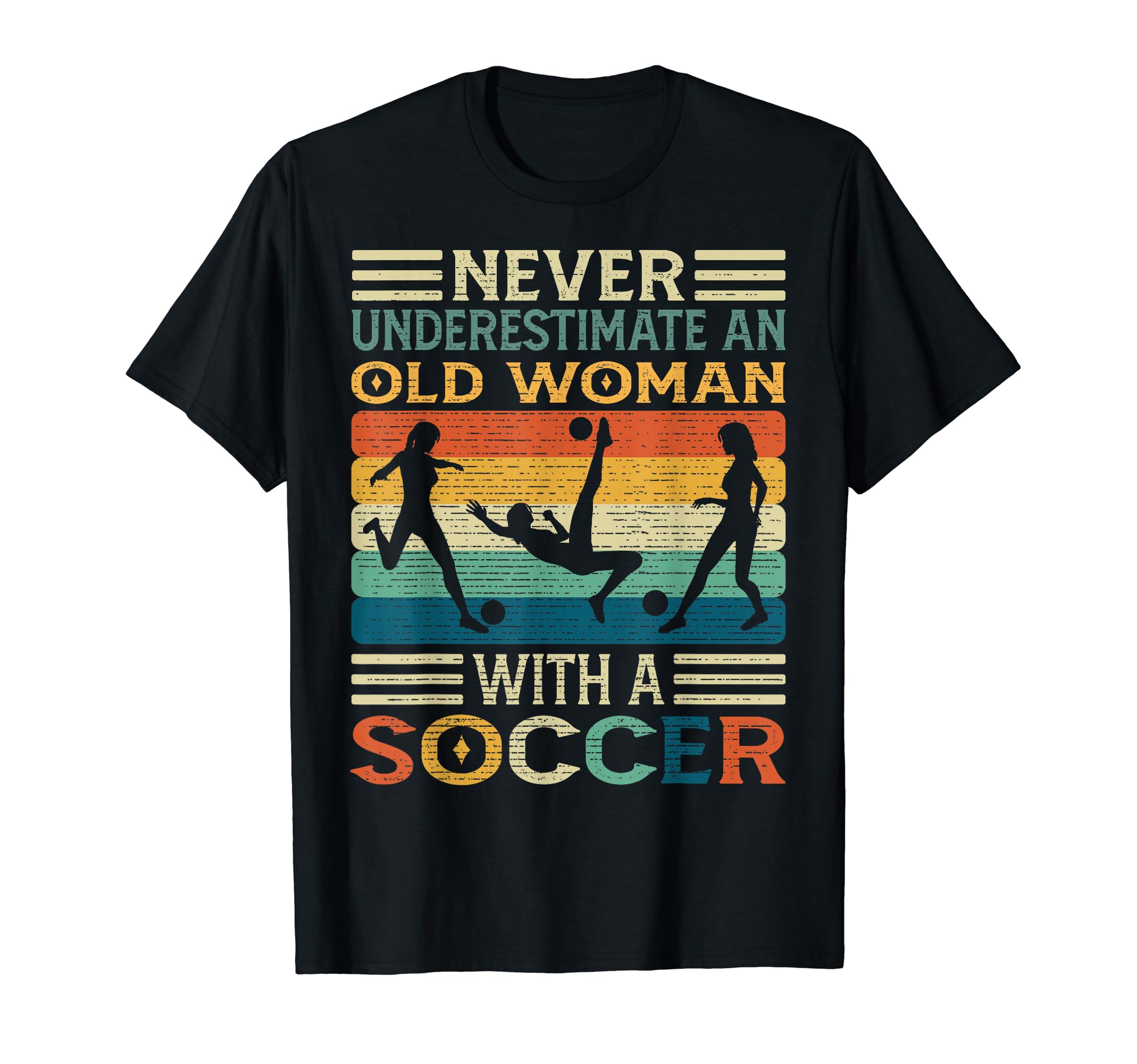 Funny Soccer Ball Grandma Soccer Ball T-Shirt - Custom Art Print for Adults - T-Shirt, Sweatshirt, Hoodie