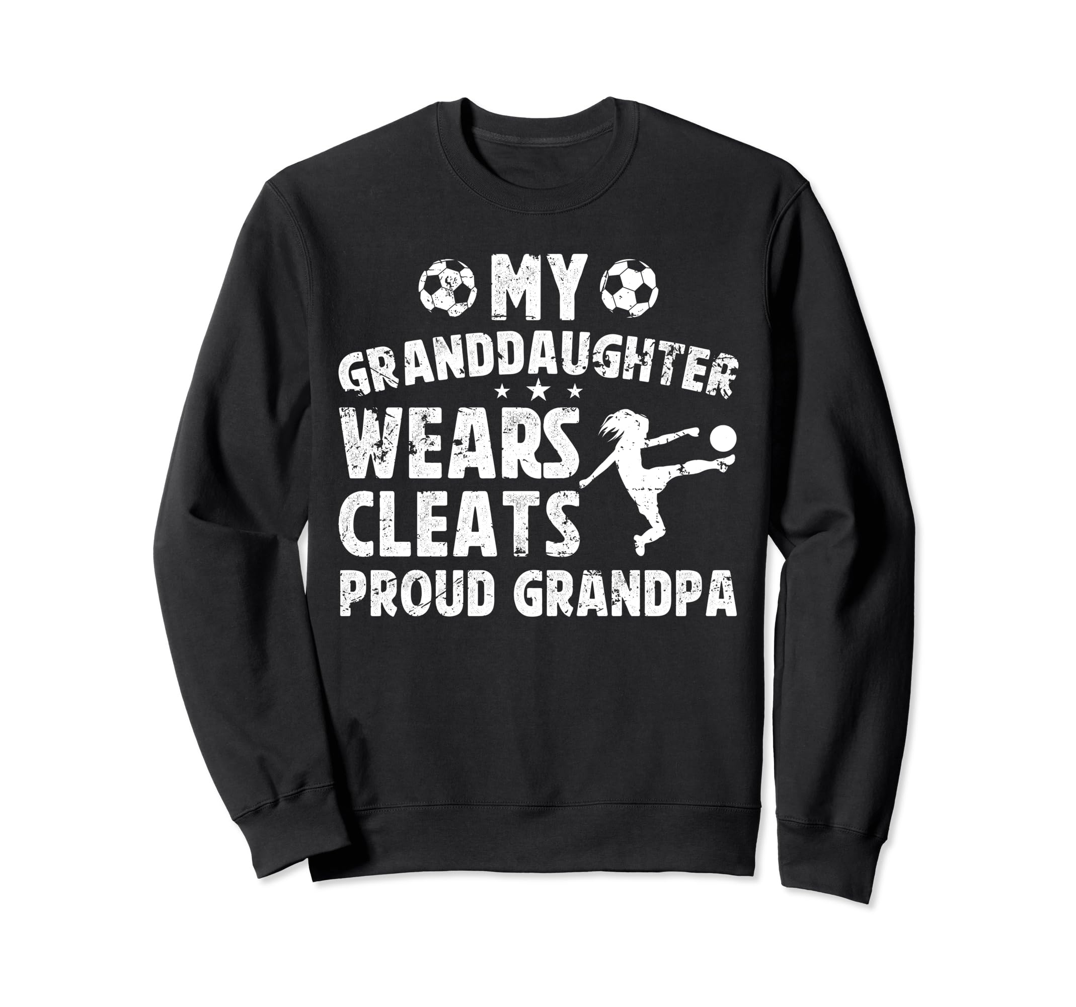 Proud Grandpa Soccer Player Sweatshirt - Novelty Apparel for Adults - T-Shirt, Sweatshirt, Hoodie