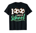100 Days School Soccer Teacher 100 T-Shirt - Streetwear Style for Adults - T-Shirt, Sweatshirt, Hoodie