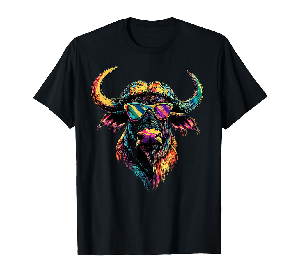 Buffalo Cape Water Buffalos Safari T-Shirt - Custom Art Print for Adults - T-Shirt, Sweatshirt, Hoodie
