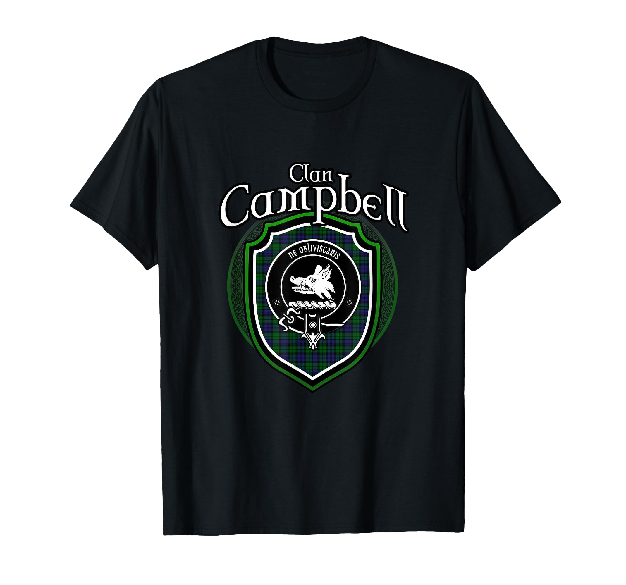 Campbell Clan Crest Scottish Clan T-Shirt - Aesthetic Graphic Unisex - T-Shirt, Sweatshirt, Hoodie