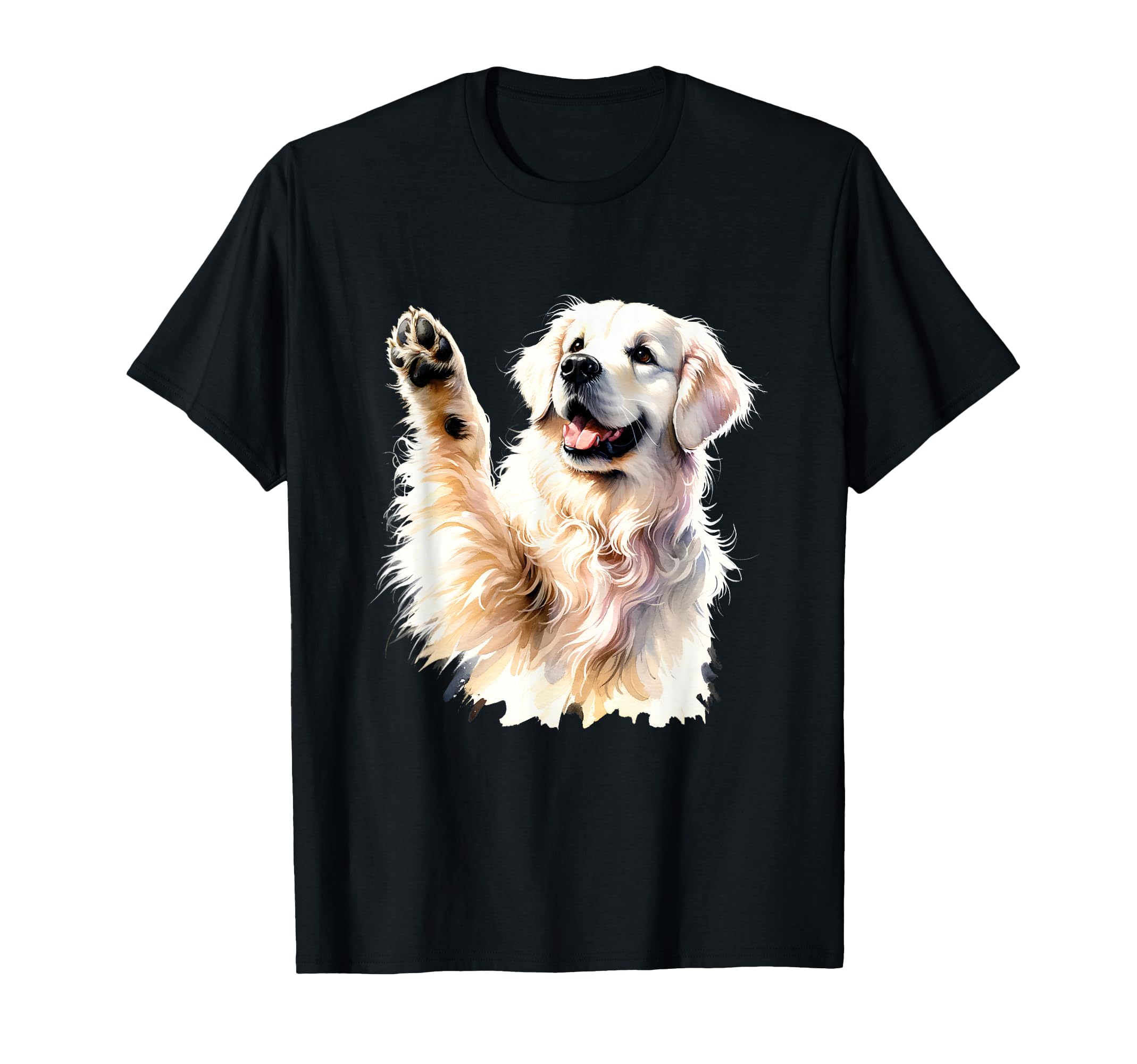 Golden Retriever Funny Dog Lover Paw T-Shirt - Novelty Apparel Unisex - T-Shirt, Sweatshirt, Hoodie
