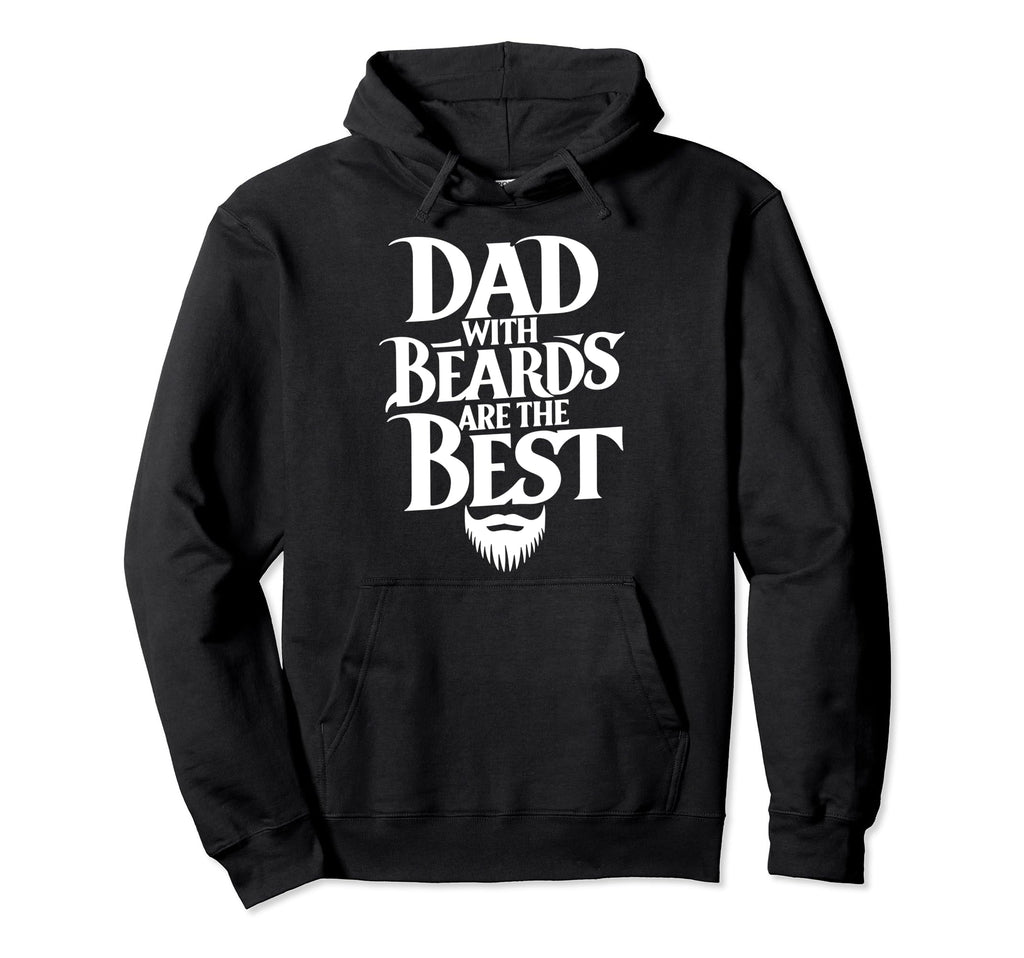 Best Bearded Dad Novelty Funny Beard Hoodie - Custom Art Print for Adults - T-Shirt, Sweatshirt, Hoodie