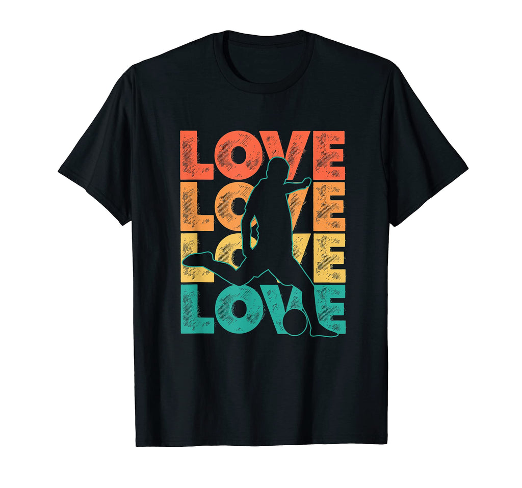 Footballer Love Word Theme Soccer Player T-Shirt - Graphic Print for Adults - T-Shirt, Sweatshirt, Hoodie
