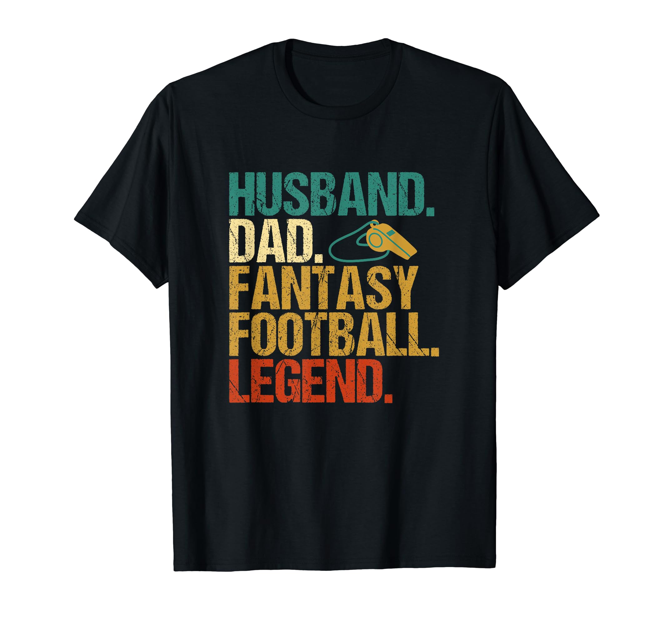 Mens Husband Dad Fantasy Football Legend T-Shirt - Minimalist Print Unisex - T-Shirt, Sweatshirt, Hoodie