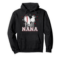 Ball Nana Baseball Soccer Heart Nana Hoodie - Novelty Apparel Men Women - T-Shirt, Sweatshirt, Hoodie