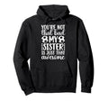 Soccer Sister Proud Soccer Sis Soccer Hoodie - Graphic Print Men Women - T-Shirt, Sweatshirt, Hoodie