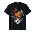 Chicken Soccer Soccer Player Sports T-Shirt - Fun Novelty Design for Adults - T-Shirt, Sweatshirt, Hoodie
