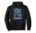 Proud Dad Class 2026 Graduate Senior Hoodie - Minimalist Print for Adults - T-Shirt, Sweatshirt, Hoodie