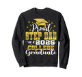 Proud Step Dad 2025 College Sweatshirt - Streetwear Style for Adults - T-Shirt, Sweatshirt, Hoodie