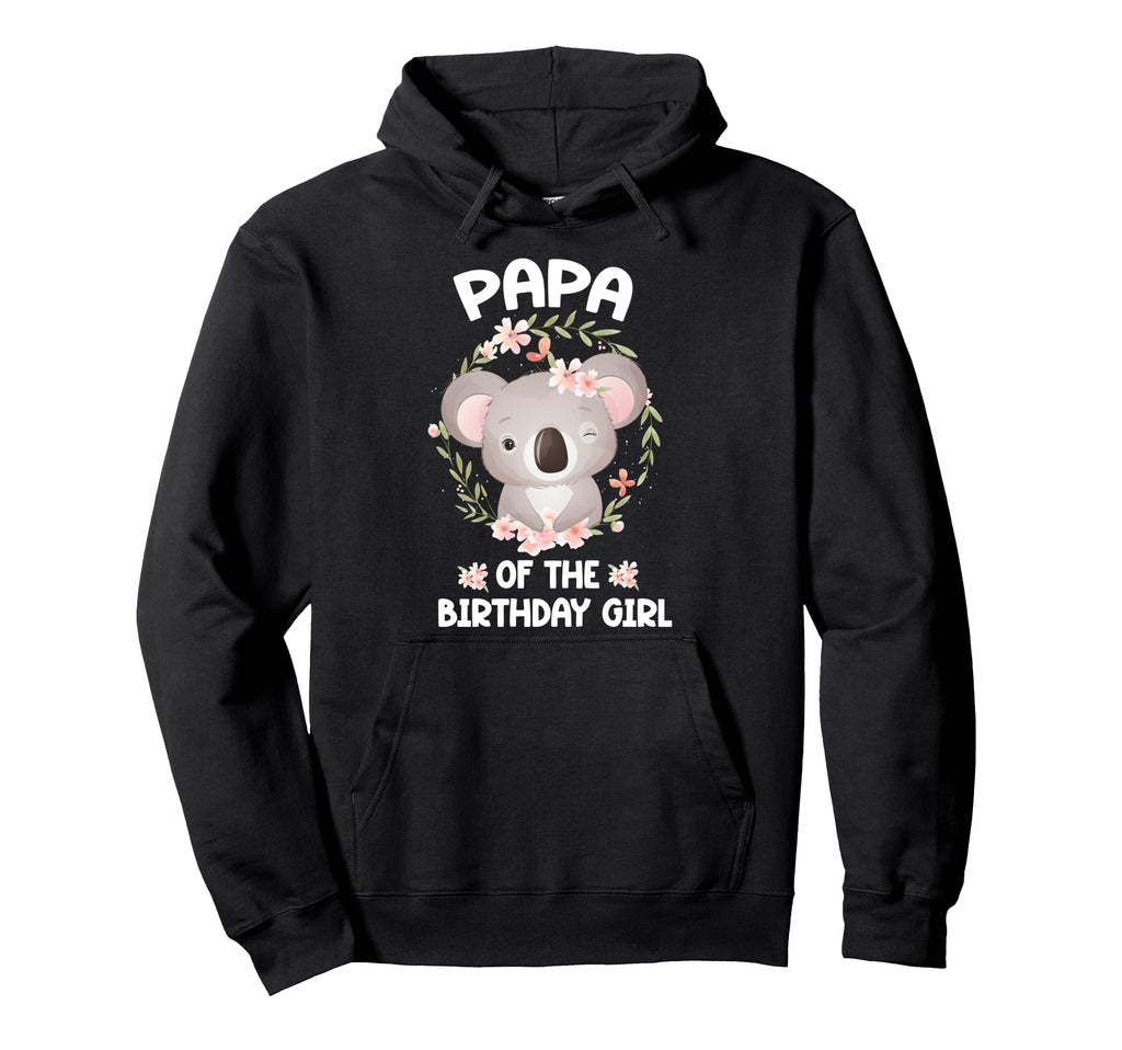 Papa Birthday Koala Bear Bday Party Hoodie - Streetwear Style Unisex - T-Shirt, Sweatshirt, Hoodie