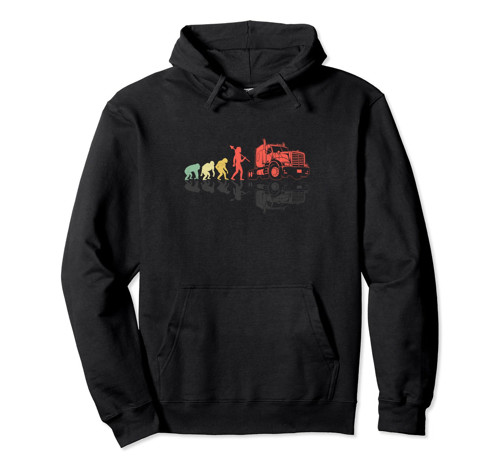 Trucker Evolution Driving Dad Hoodie - Casual Everyday Wear for Adults - T-Shirt, Sweatshirt, Hoodie