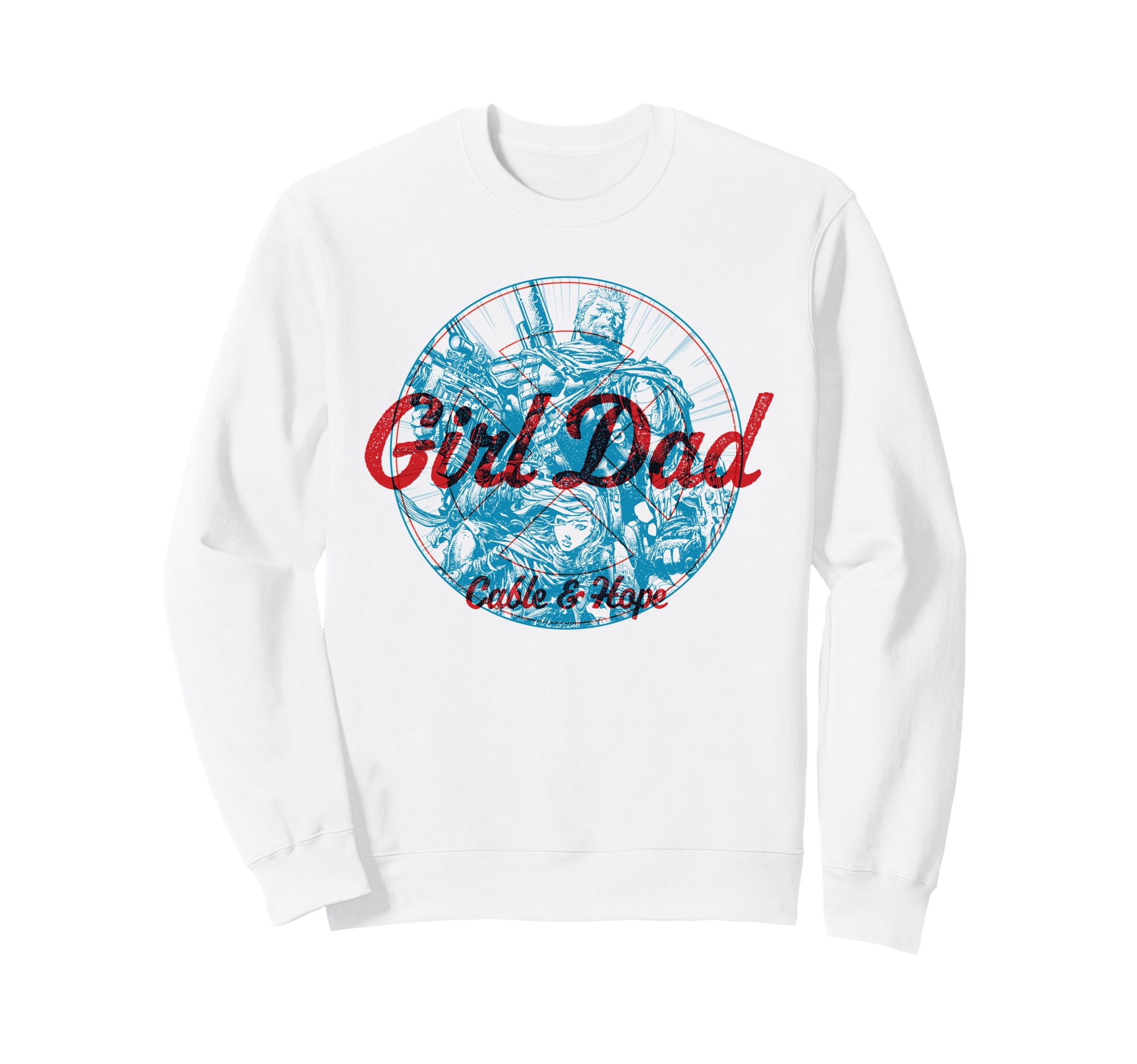 Marvel Super Heroes Dad X Sweatshirt - Casual Everyday Wear Men Women - T-Shirt, Sweatshirt, Hoodie