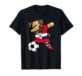 Dabbing Pug Dominican Republic Soccer Fans T-Shirt - Graphic Print Unisex - T-Shirt, Sweatshirt, Hoodie
