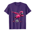 Dabbing Flamingo Costume Soccer Player T-Shirt - Custom Art Print Unisex - T-Shirt, Sweatshirt, Hoodie