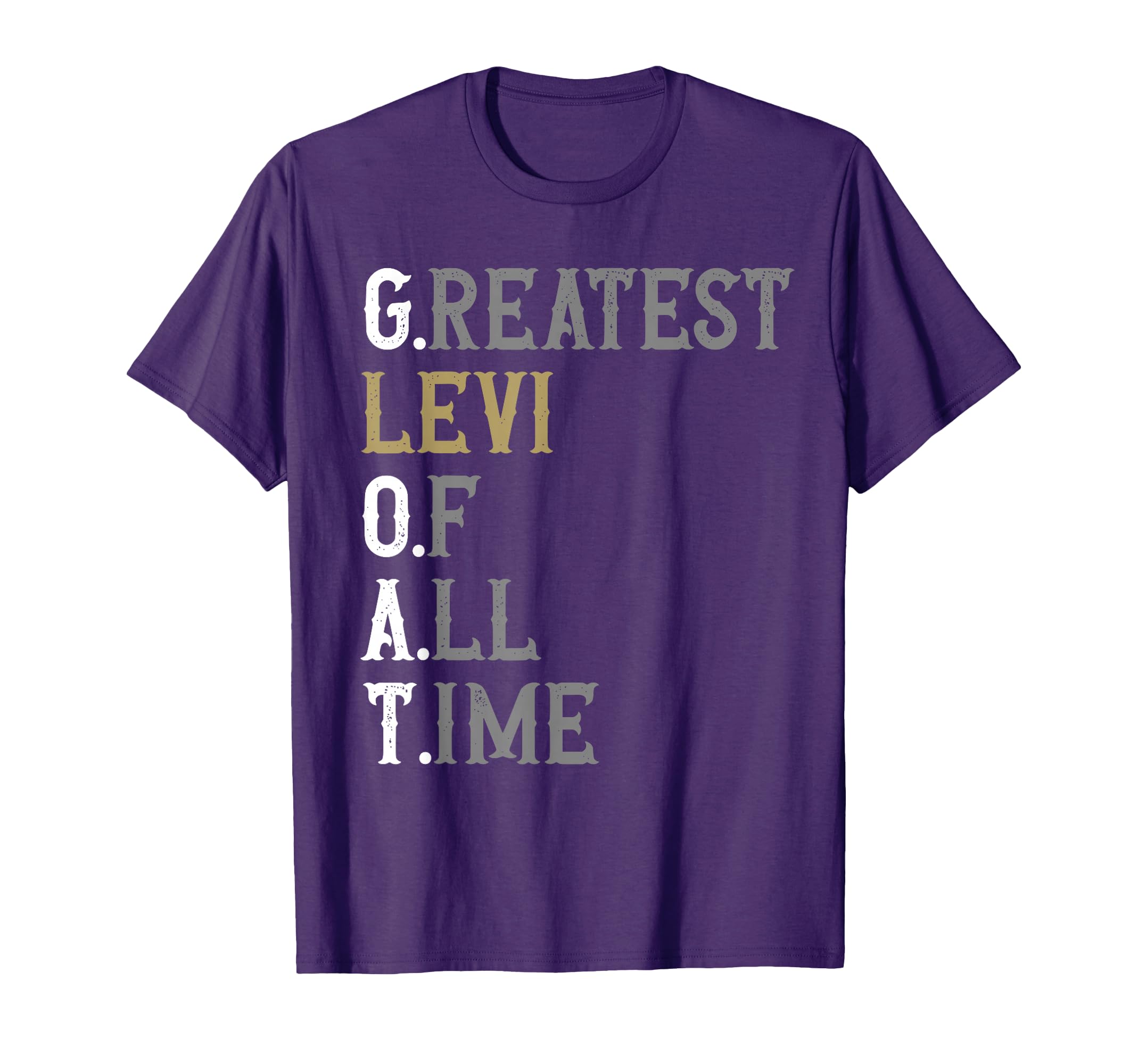 Greatest Levi All Time Goat Levi T-Shirt - Trendy Graphic for Adults - T-Shirt, Sweatshirt, Hoodie