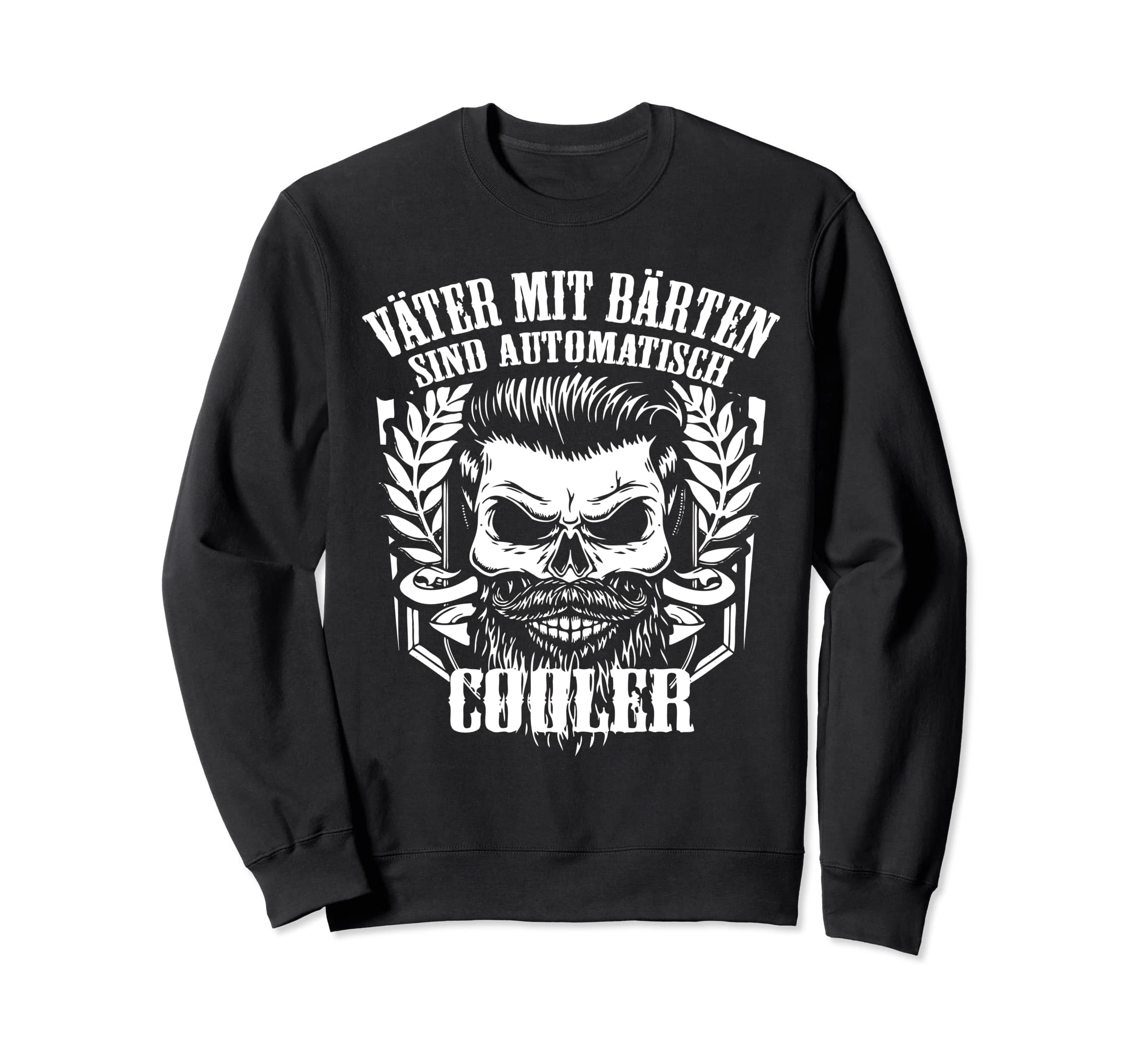 Skull Beard Length Gift Length Sweatshirt - Fun Novelty Design Unisex - T-Shirt, Sweatshirt, Hoodie