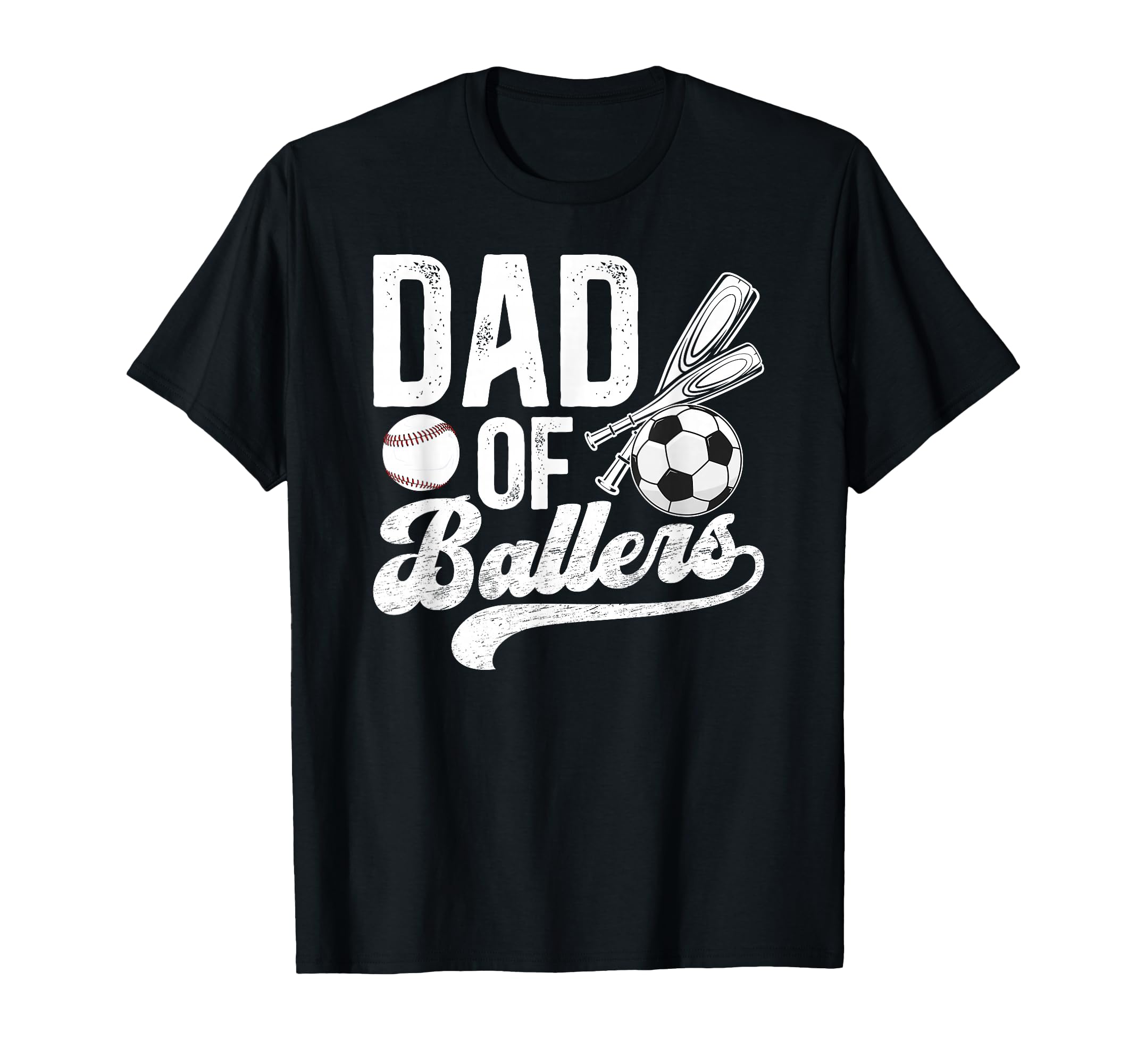 Dad Ballers Baseball Soccer Dad T-Shirt - Novelty Apparel Unisex - T-Shirt, Sweatshirt, Hoodie