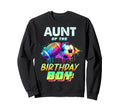 Aunt Birthday Football Soccer Ball Sweatshirt - Fun Novelty Design Unisex - T-Shirt, Sweatshirt, Hoodie