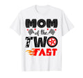 Mom Two Fast 2Nd Birthday Racing Car T-Shirt - Aesthetic Graphic Unisex - T-Shirt, Sweatshirt, Hoodie