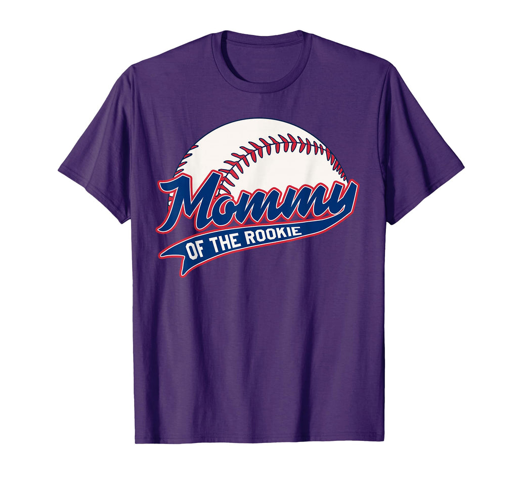 Mommy Rookie Birthday Baseball Theme T-Shirt - Trendy Graphic for Adults - T-Shirt, Sweatshirt, Hoodie