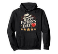 Happy Fathers Day Tees Father Husband Hoodie - Custom Art Print Men Women - T-Shirt, Sweatshirt, Hoodie
