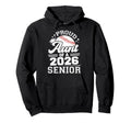 Proud Aunt 2026 Senior Baseball Hoodie - Minimalist Print Men Women - T-Shirt, Sweatshirt, Hoodie