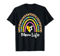 Soccer Softball Mom Boho Rainbow T-Shirt - Novelty Apparel for Adults - T-Shirt, Sweatshirt, Hoodie