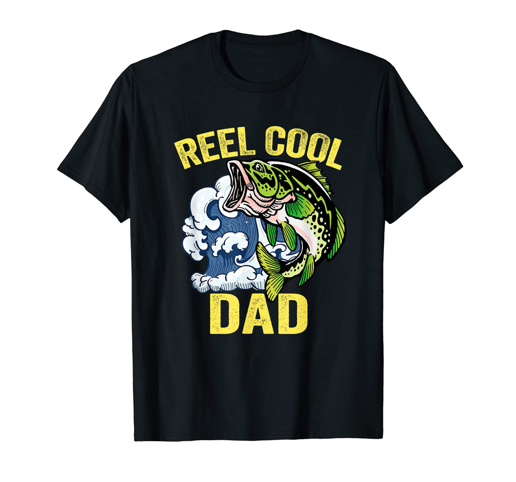 Reel Dad Fishing Fathers Day Dad Daddy T-Shirt - Unique Graphic for Adults - T-Shirt, Sweatshirt, Hoodie