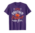 Little Brother Biggest Fan Football T-Shirt - Novelty Apparel Unisex - T-Shirt, Sweatshirt, Hoodie