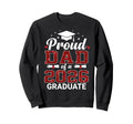Proud Dad 2026 Graduate Class 2026 Sweatshirt - Trendy Graphic for Adults - T-Shirt, Sweatshirt, Hoodie