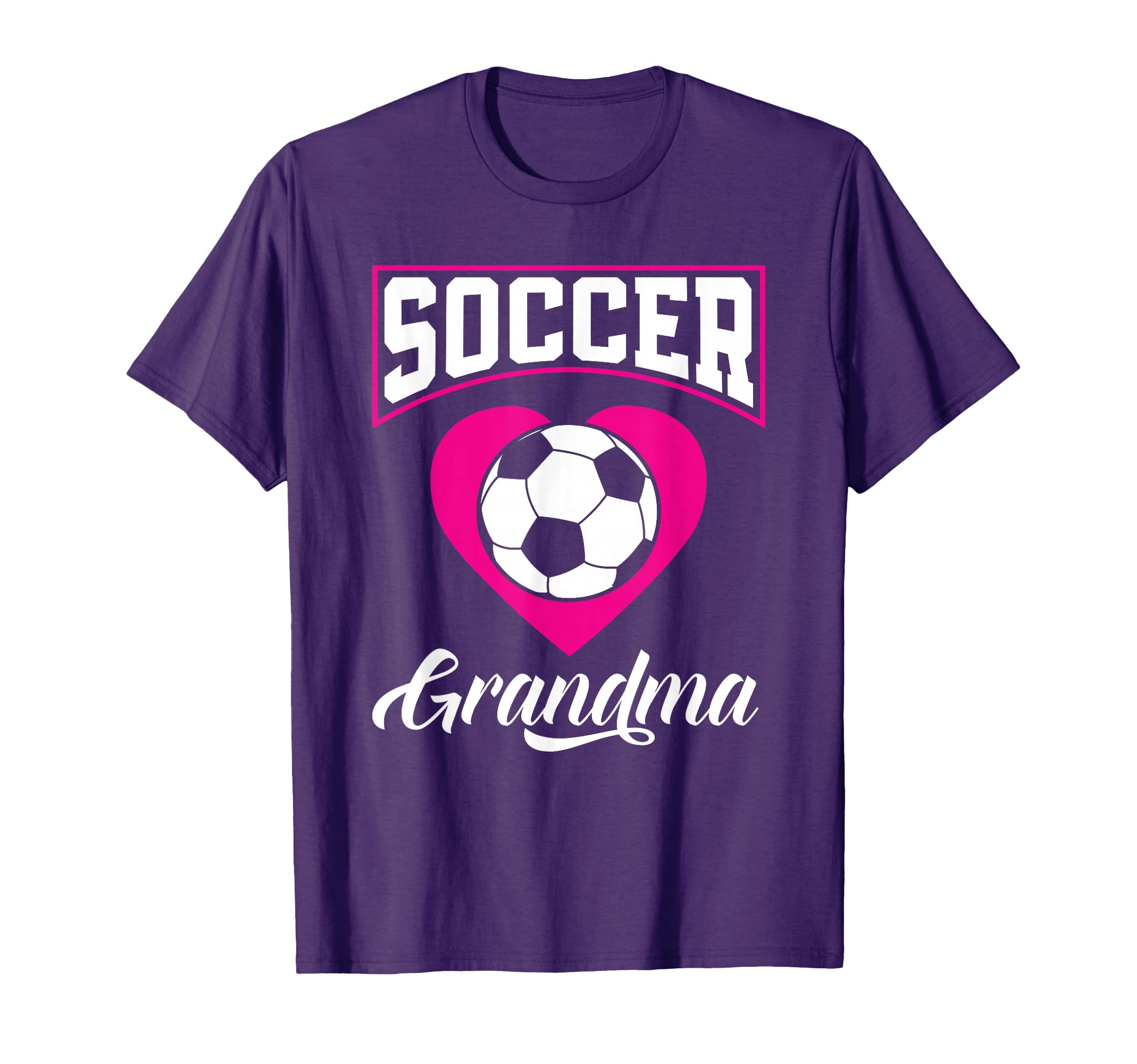 Soccer Grandma Heart Family Matching T-Shirt - Novelty Apparel Unisex - T-Shirt, Sweatshirt, Hoodie