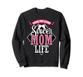 Proud Soccer Mom Living And Loving Sweatshirt - Novelty Apparel for Adults - T-Shirt, Sweatshirt, Hoodie