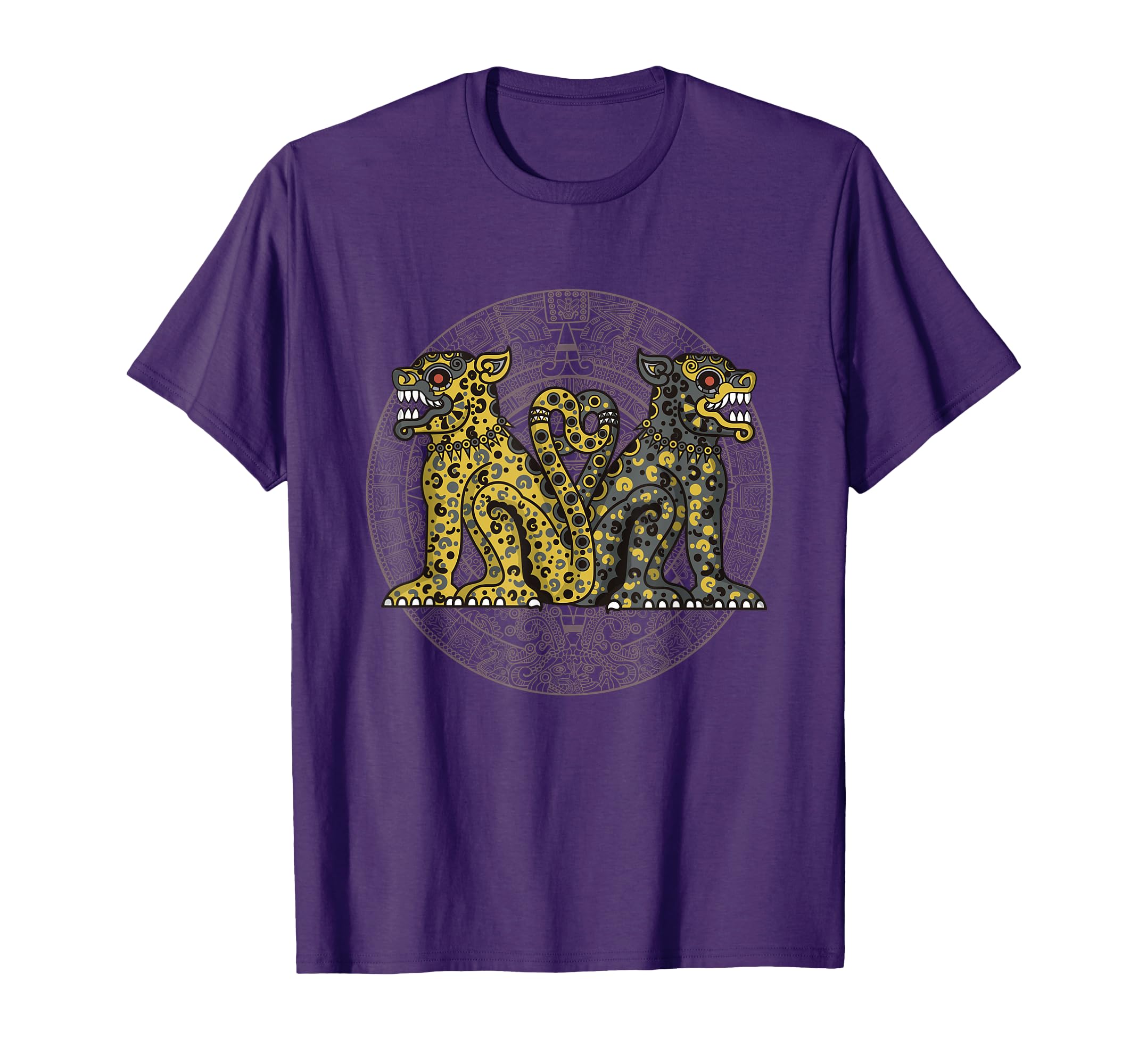 Mexican Jaguar Ozelot Warrior Aztec T-Shirt - Minimalist Print Unisex - T-Shirt, Sweatshirt, Hoodie