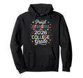 Proud Grandma Class 2026 College Hoodie - Fun Novelty Design Men Women - T-Shirt, Sweatshirt, Hoodie