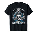 Dad Biker Funny Motorcycle Rider T-Shirt - Minimalist Print Unisex - T-Shirt, Sweatshirt, Hoodie