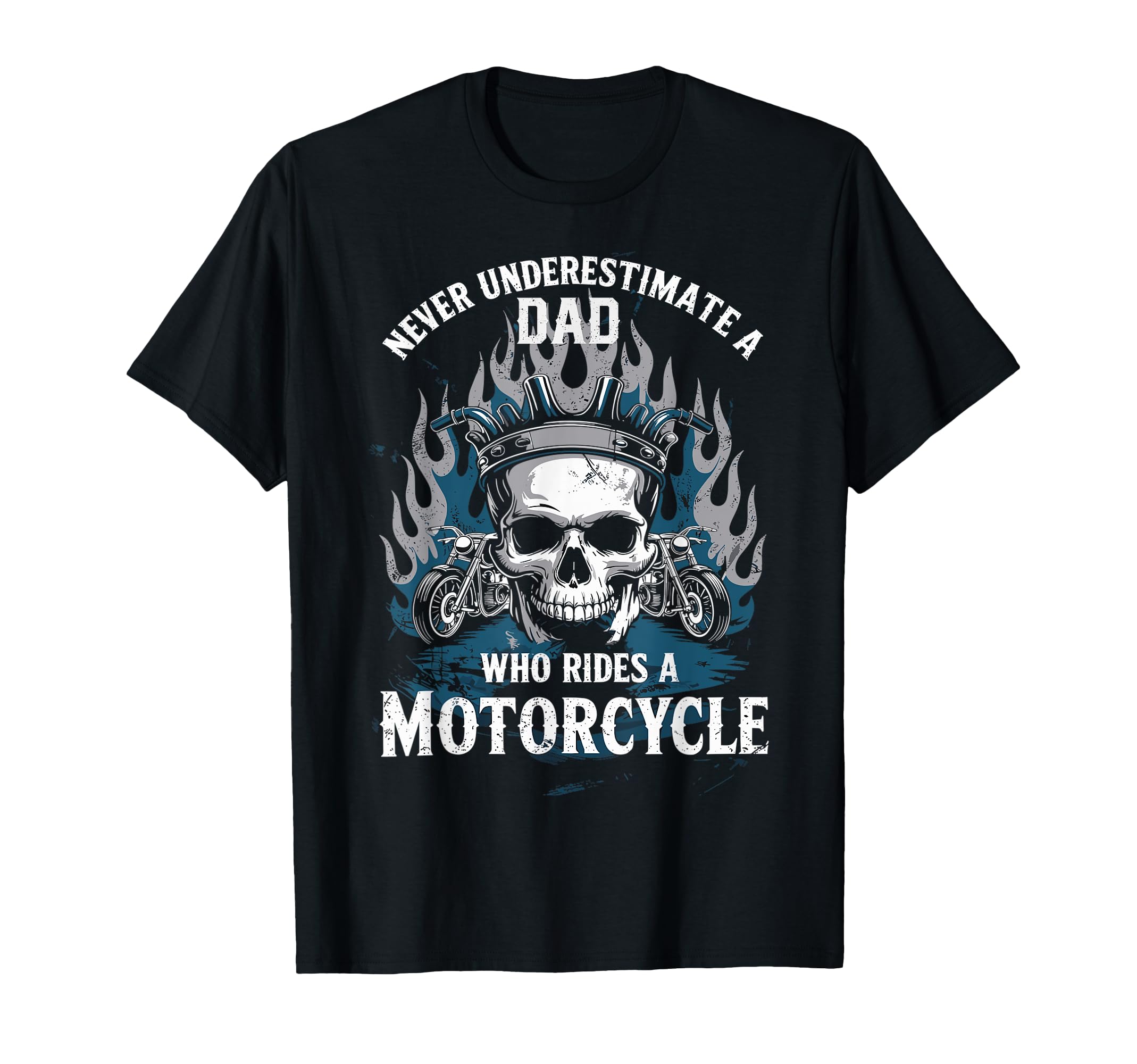 Dad Biker Funny Motorcycle Rider T-Shirt - Minimalist Print Unisex - T-Shirt, Sweatshirt, Hoodie