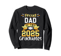 Proud Dad Two 2025 Graduates Sweatshirt - Aesthetic Graphic for Adults - T-Shirt, Sweatshirt, Hoodie