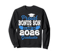 Super Proud Bonus Son 2026 Graduate Sweatshirt - Fun Novelty Design Unisex - T-Shirt, Sweatshirt, Hoodie