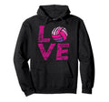 Volleyball Teen Love Volleyball Hoodie - Aesthetic Graphic Men Women - T-Shirt, Sweatshirt, Hoodie