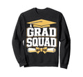 Grad Squad Graduation School Class Sweatshirt - Minimalist Print Men Women - T-Shirt, Sweatshirt, Hoodie