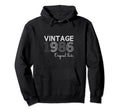 Year 1986 Gift Birthday Mom Dad Hoodie - Aesthetic Graphic for Adults - T-Shirt, Sweatshirt, Hoodie