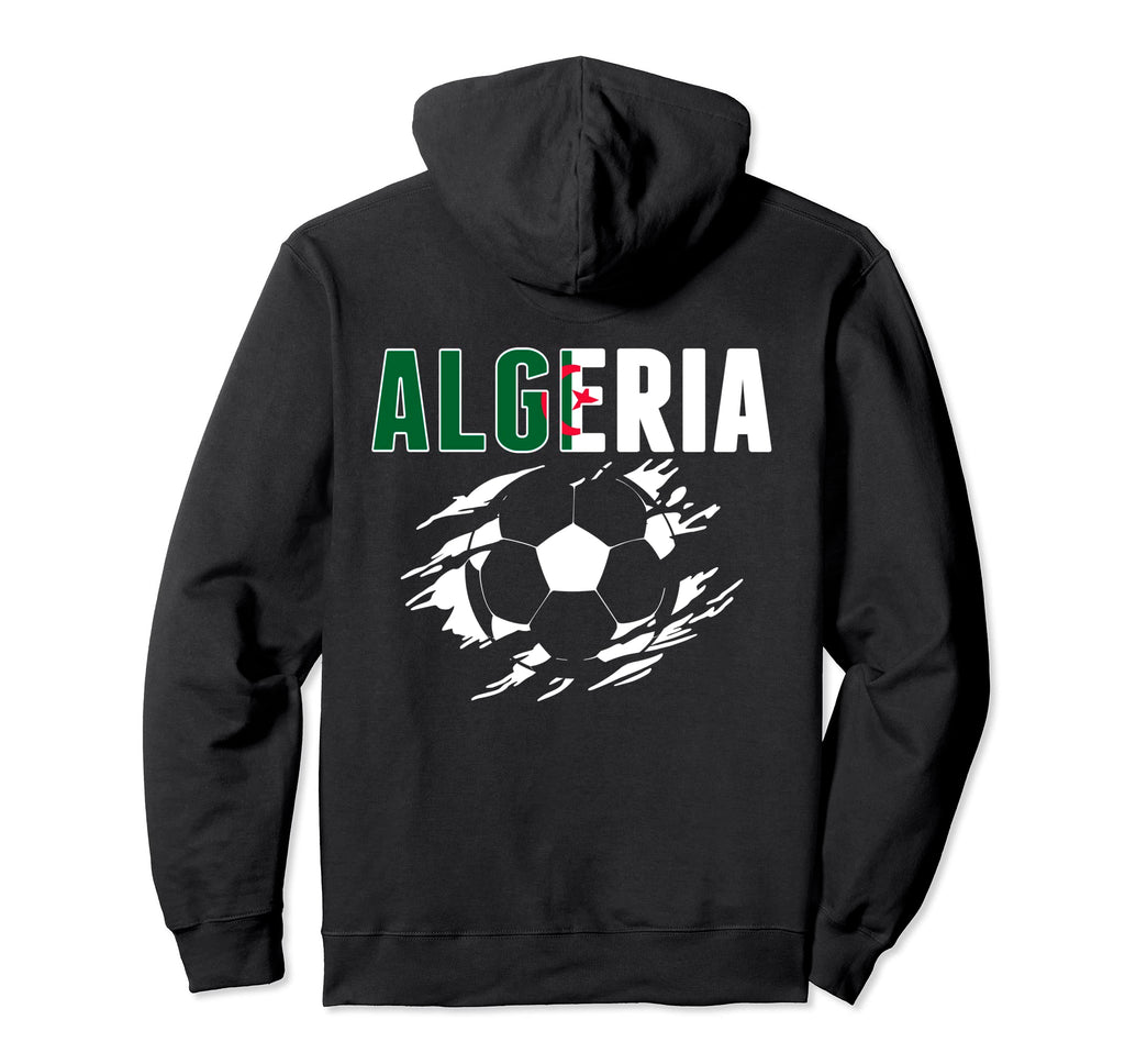 Algeria Soccer Fans Jersey Algerian Hoodie - Minimalist Print for Adults - T-Shirt, Sweatshirt, Hoodie