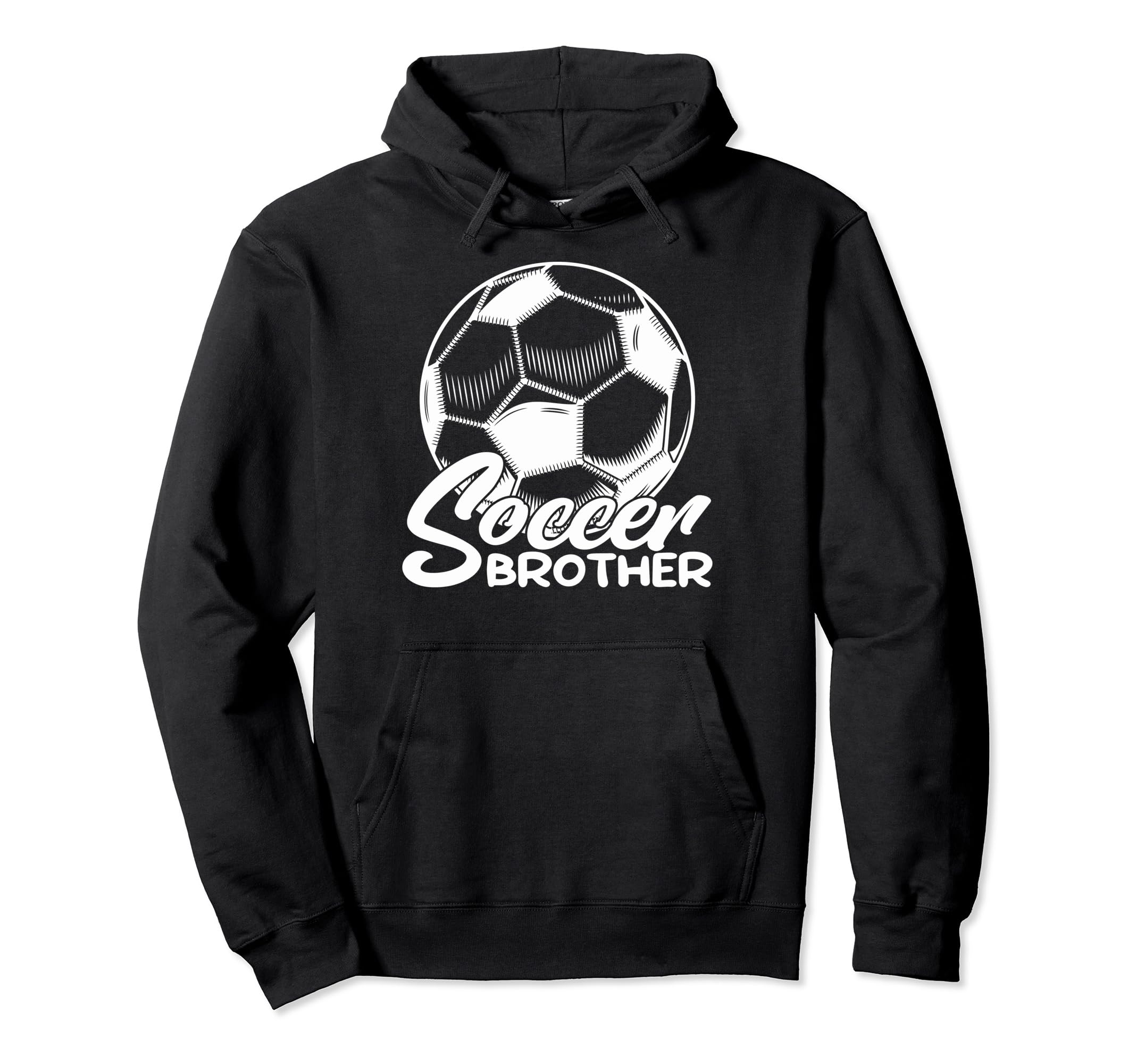 Soccer Fans Brother Soccer Players Hoodie - Custom Art Print Men Women - T-Shirt, Sweatshirt, Hoodie