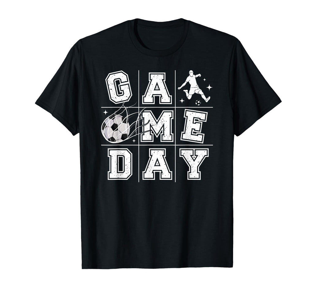 Game Day Funny Soccer Game Day T-Shirt - Aesthetic Graphic for Adults - T-Shirt, Sweatshirt, Hoodie