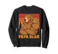 Papa Bear Son Bear Dad Father Day Sweatshirt - Streetwear Style Unisex - T-Shirt, Sweatshirt, Hoodie