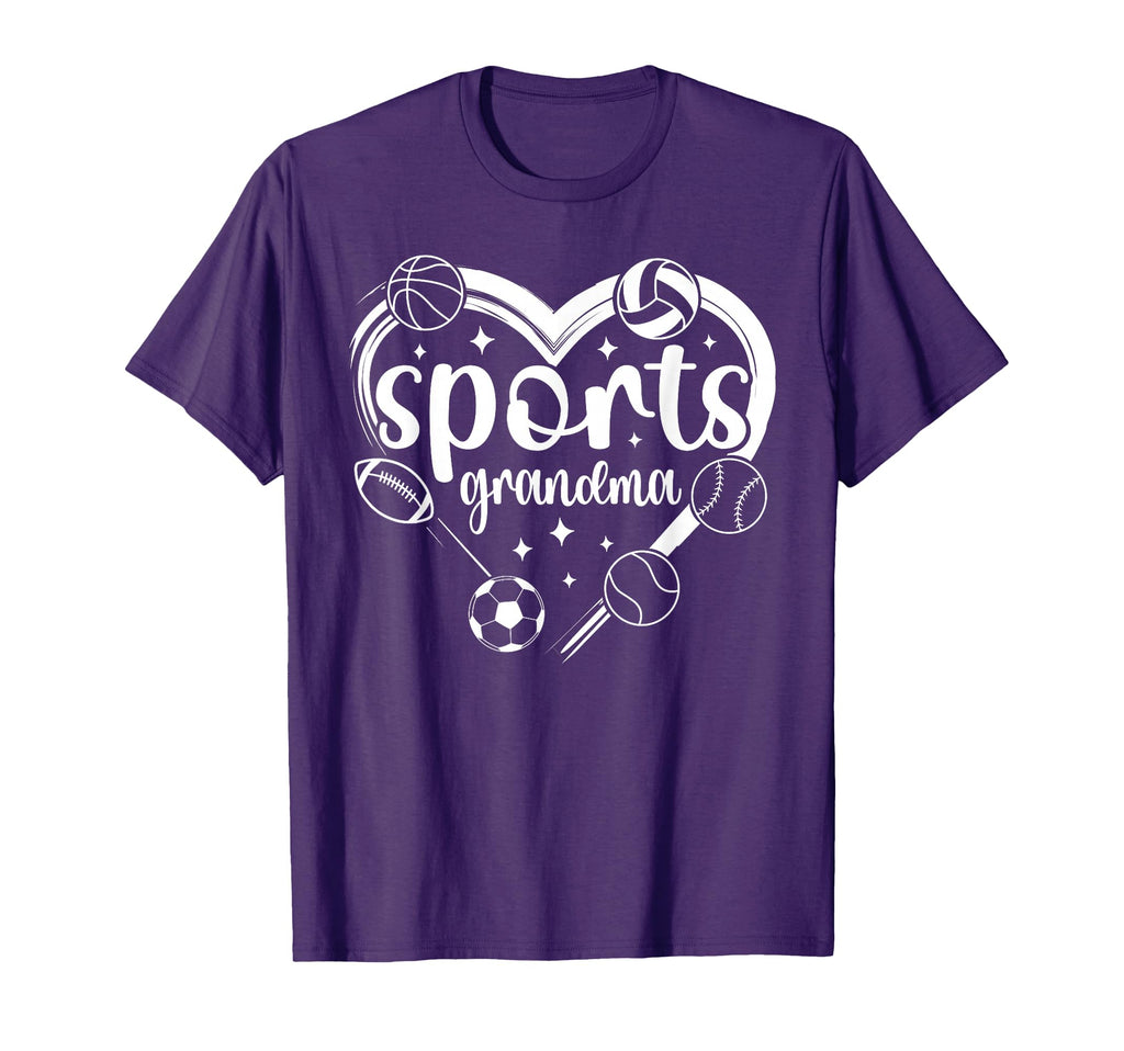 Sports Grandma Proud Sports T-Shirt - Aesthetic Graphic for Adults - T-Shirt, Sweatshirt, Hoodie