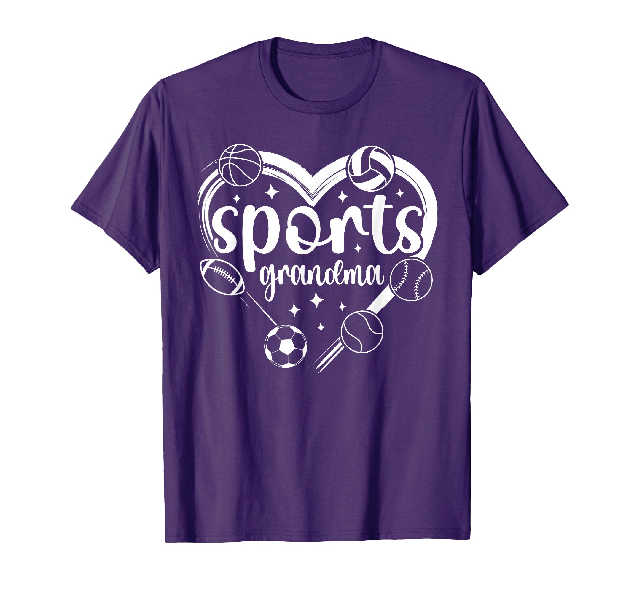 Sports Grandma Proud Sports T-Shirt - Aesthetic Graphic for Adults - T-Shirt, Sweatshirt, Hoodie