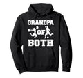 Grandpa Both Funny Soccer And Cheer Hoodie - Trendy Graphic Men Women - T-Shirt, Sweatshirt, Hoodie
